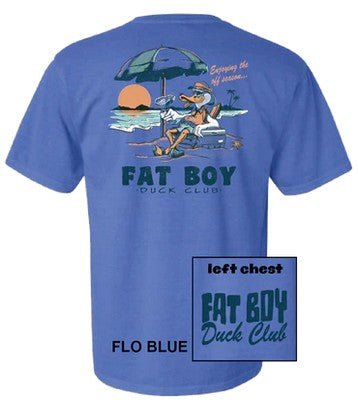 Fat Boy Duck Club Enjoying the Offseason T-Shirt FBDC1005