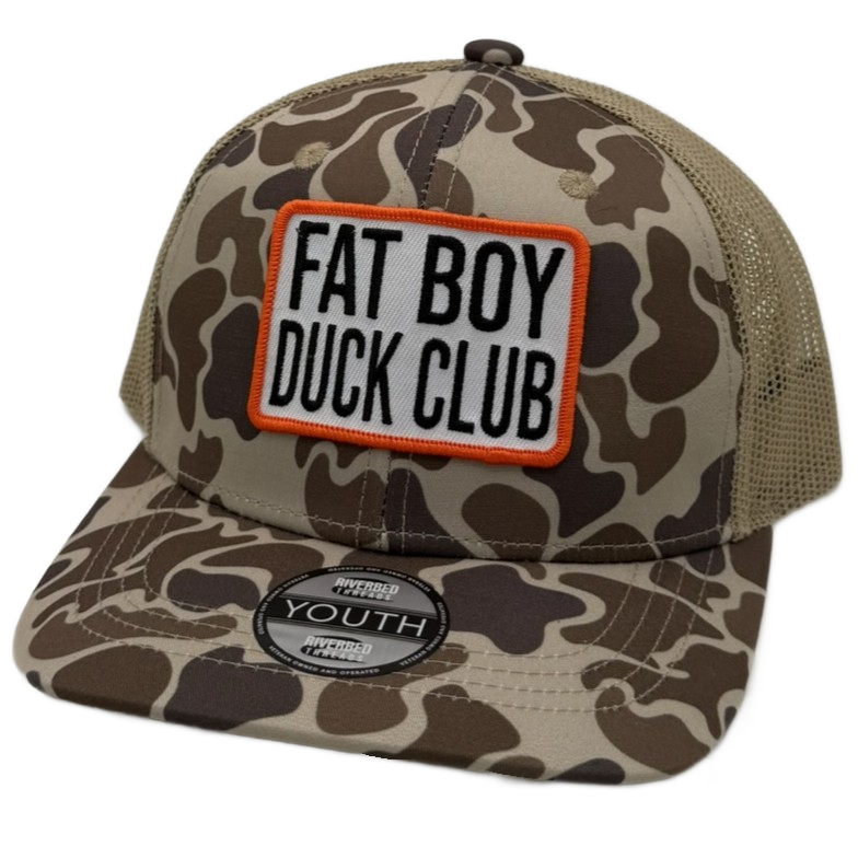 Youth - FF13 Fat Boy Duck Club Patch Brown OSC/Khaki