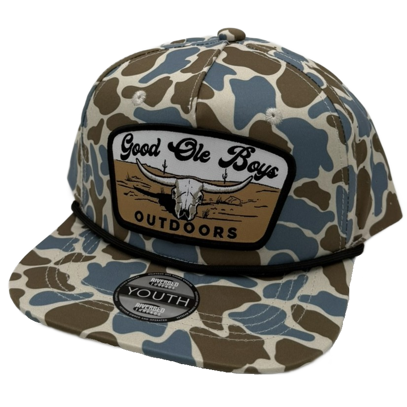 Youth - GOB Cattle Skull Patch 5perf Blue OSC