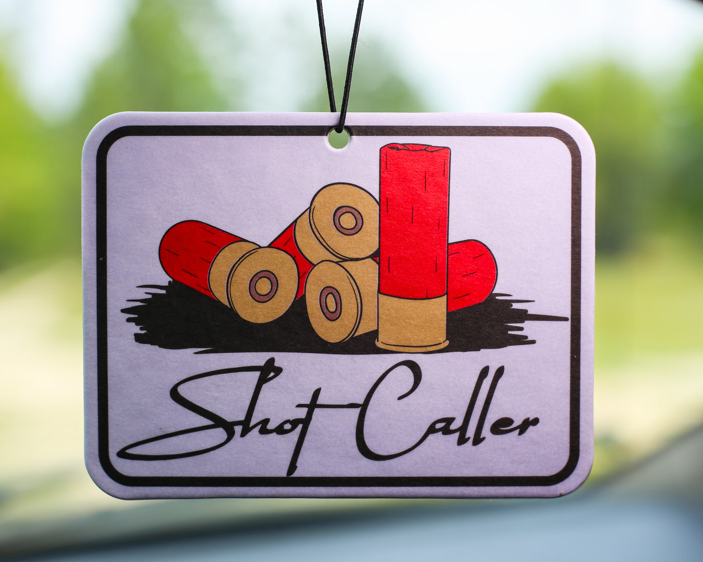 Car Air Freshener - Shot Caller Shell Design - 2 pack Night Ice Scent