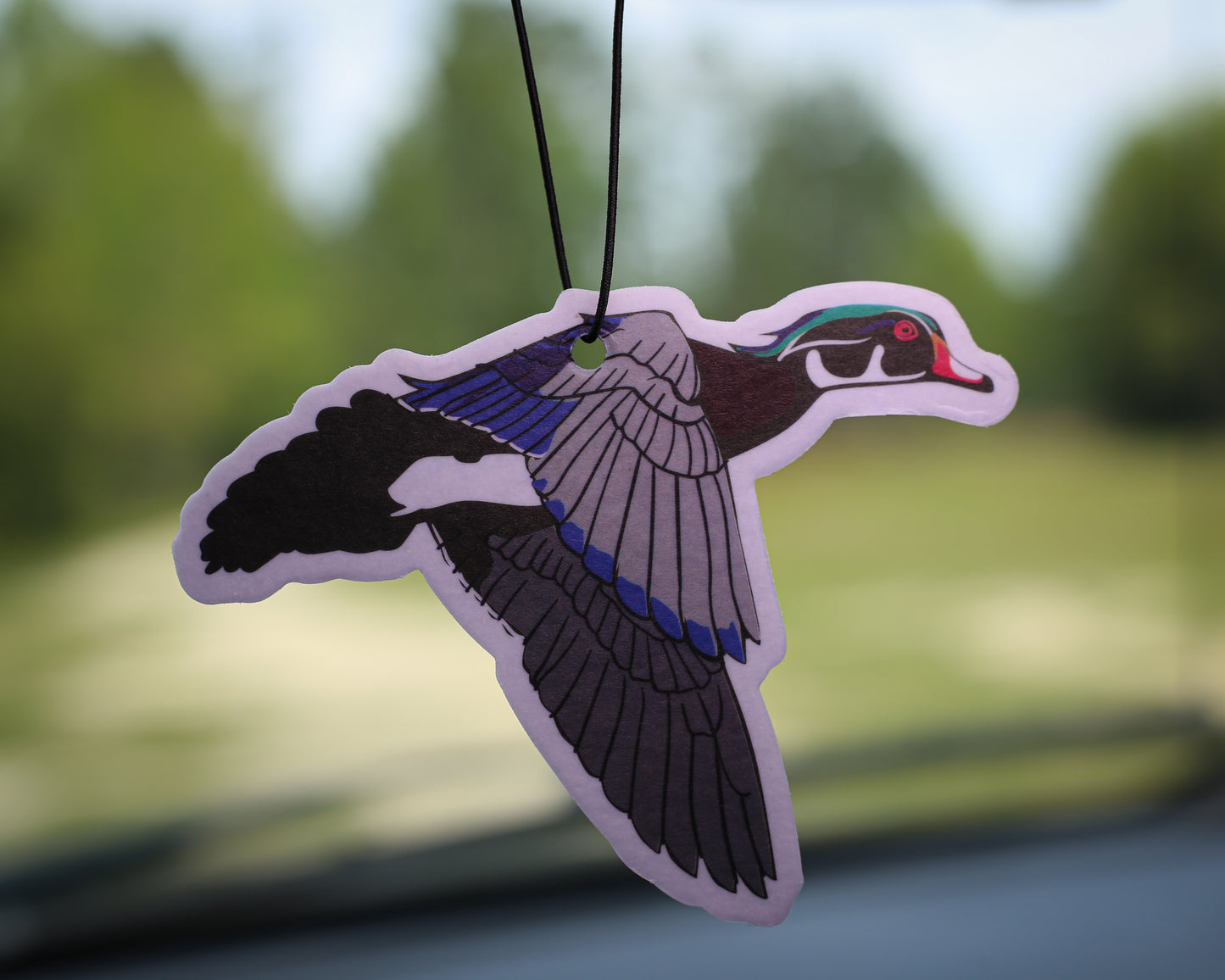 Car Air Freshener - Woodie Design - 2 pack Pine Scent