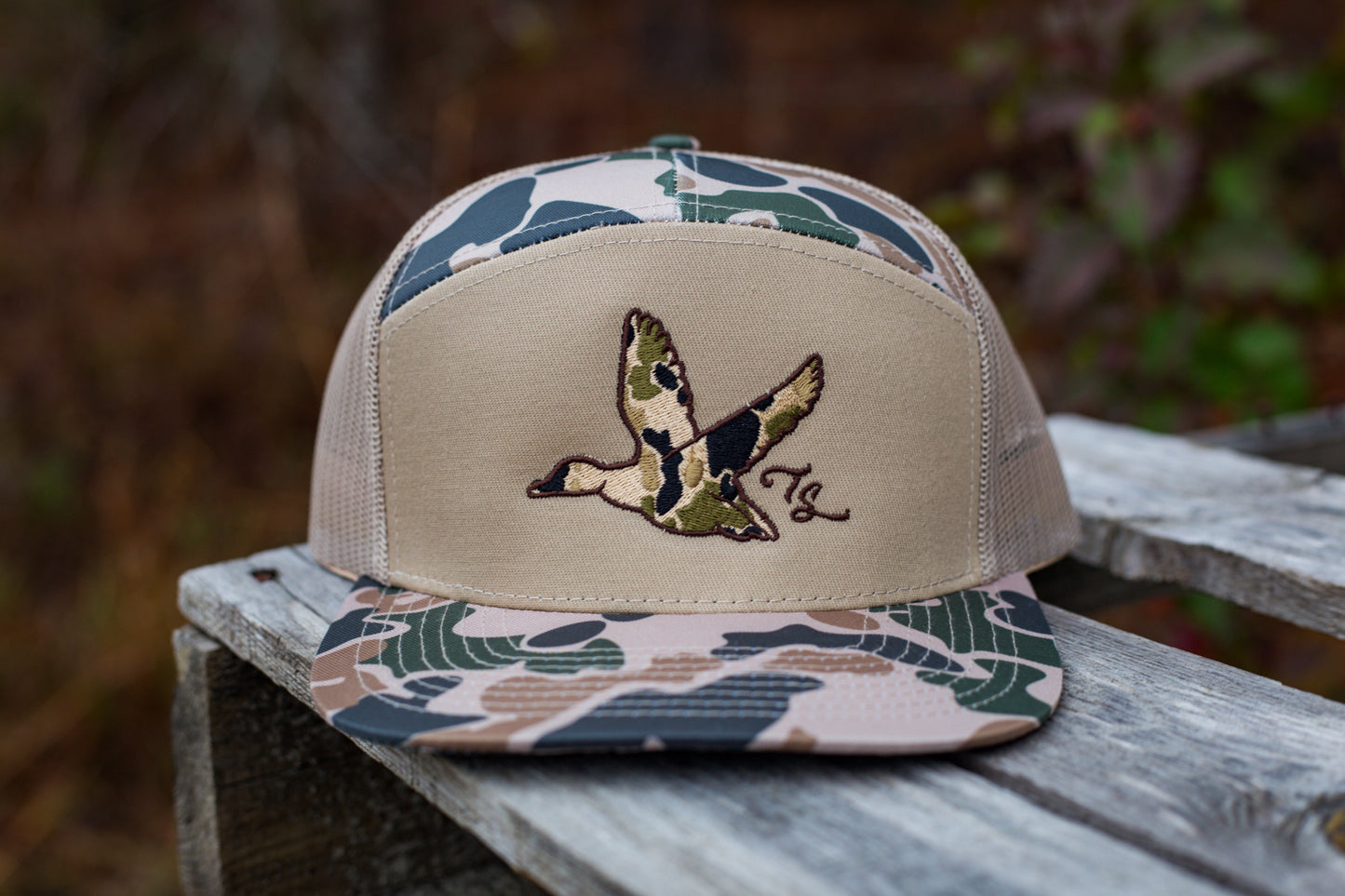 TS150 Camo Duck 7p Old School Camo/Khaki