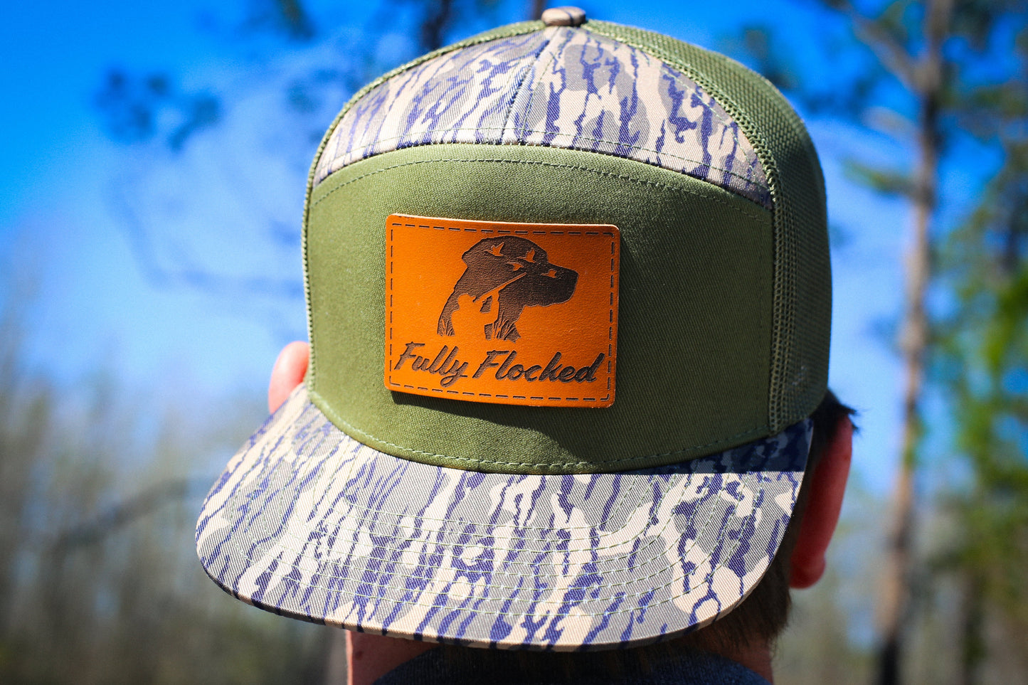 FF004 Dog Head Patch 7p Lowland/Loden