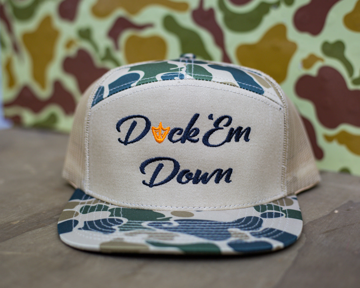 FF011 Duck Em Down 7p Old School Camo/Khaki