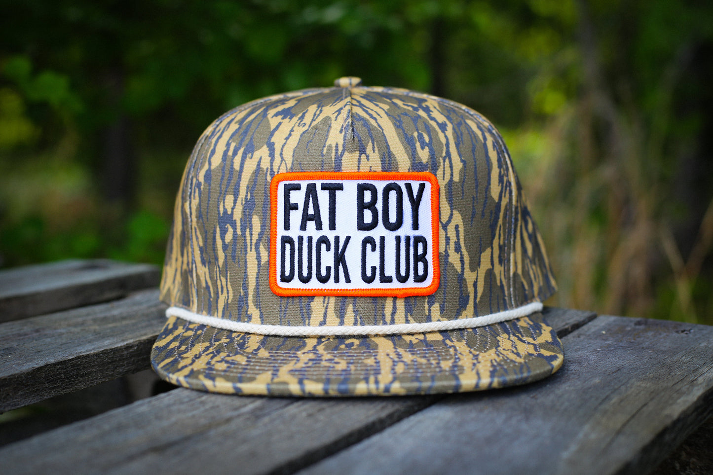 FF013 Fat Boy Duck Club Patch Lowland Tan Rope