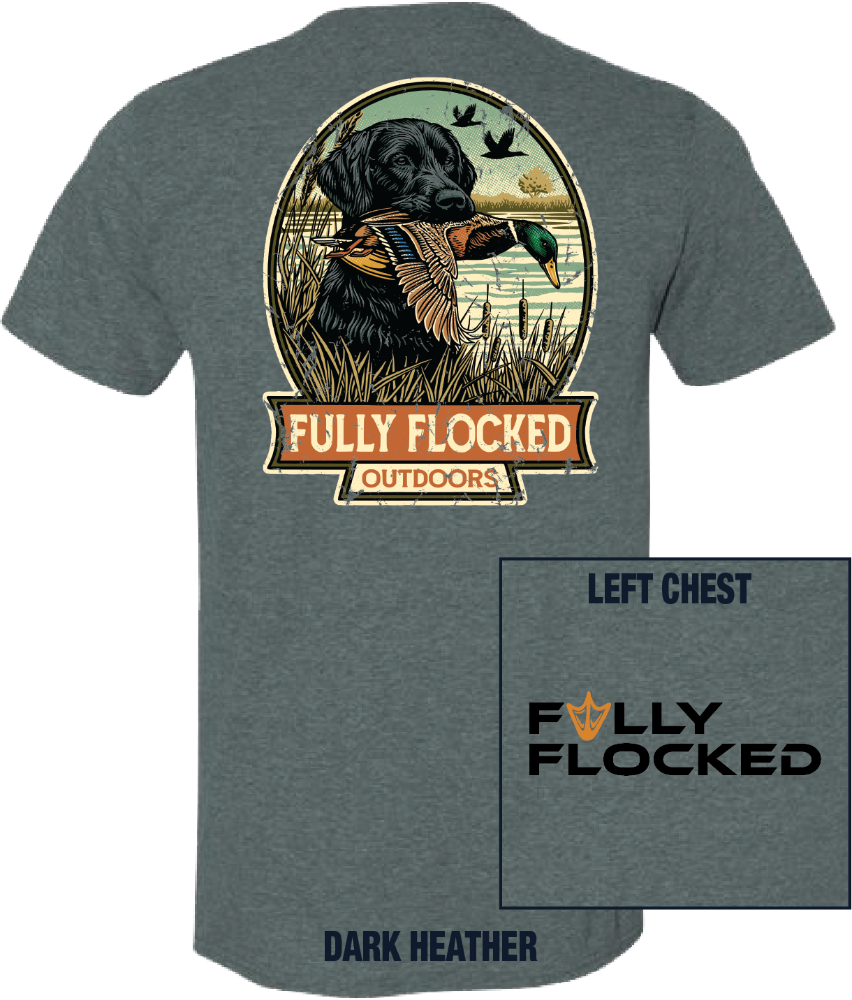 FFS10 Duck Dog Dark Heather