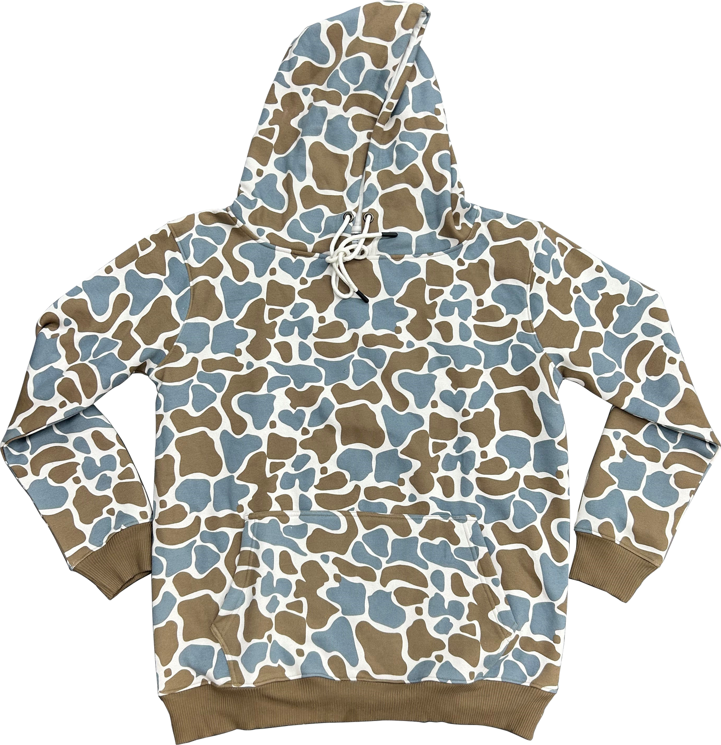101 Blue Camo Hoodie - Embroidered Left Chest