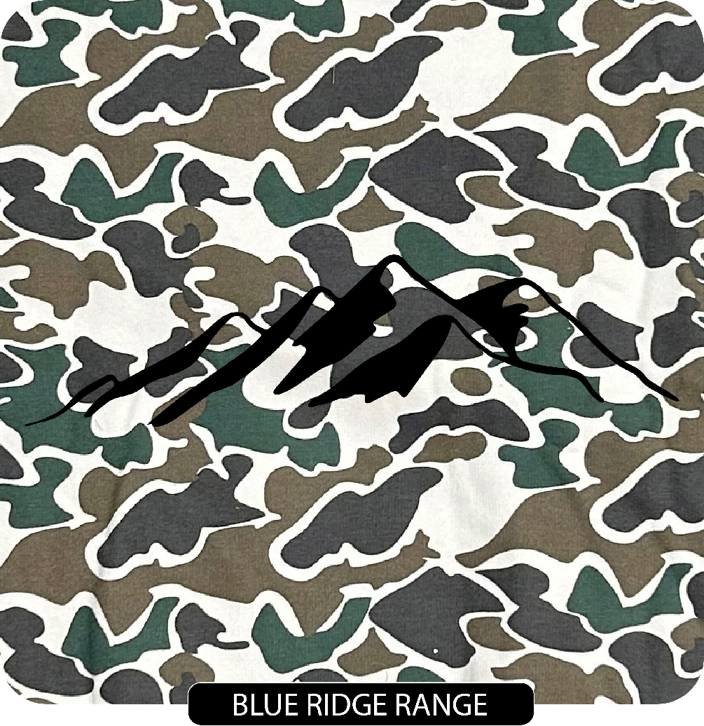 102 Brown Camo Crew - Embroidered Left Chest