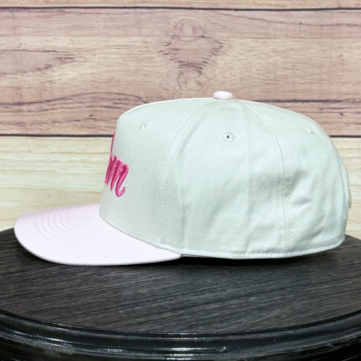 Mom 3D Puff Natural/Pastel Pink