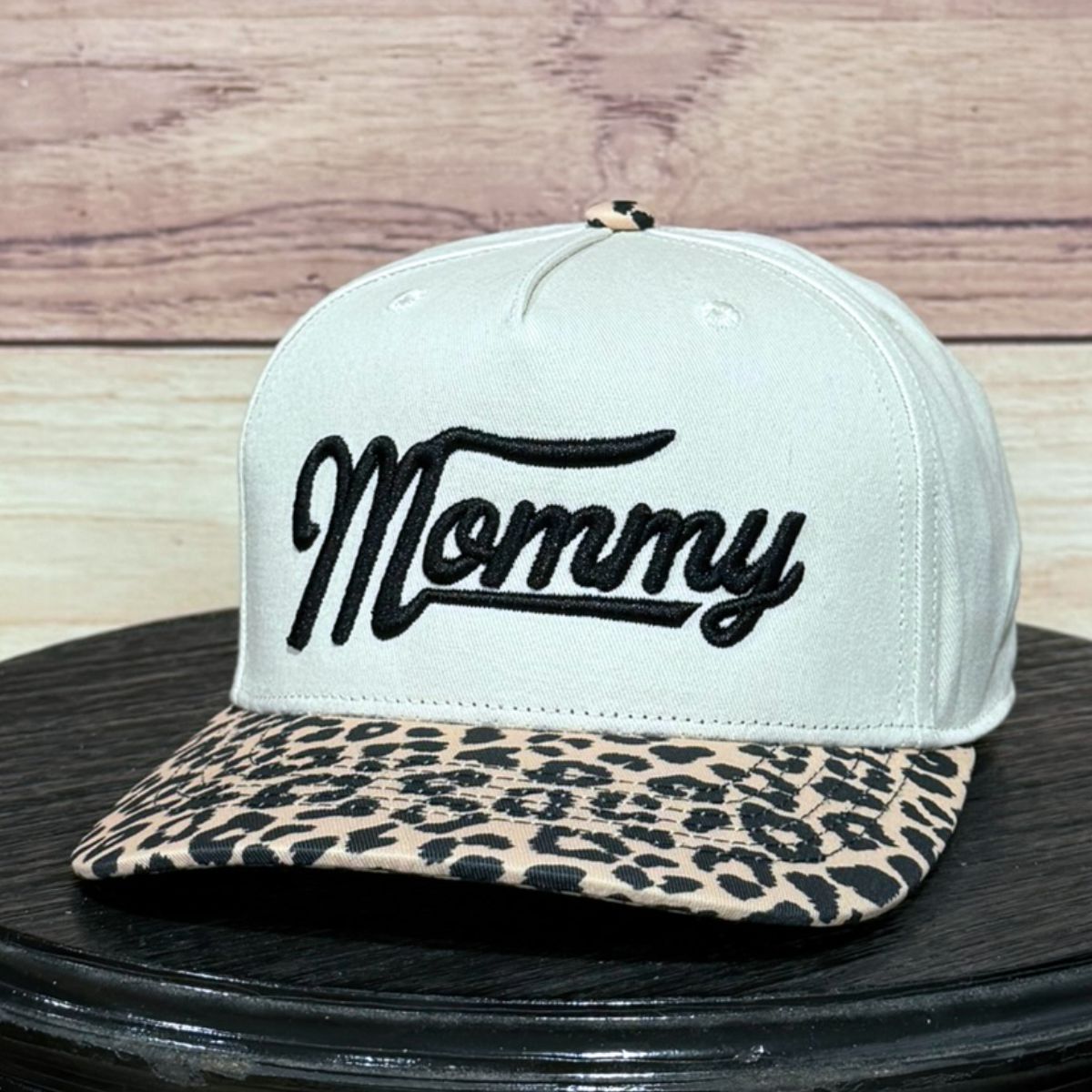 Mommy 3D Puff Natural/Leopard