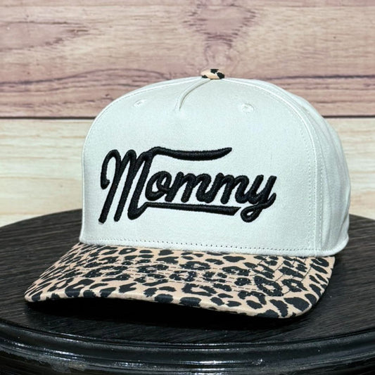 Mommy 3D Puff Natural/Leopard