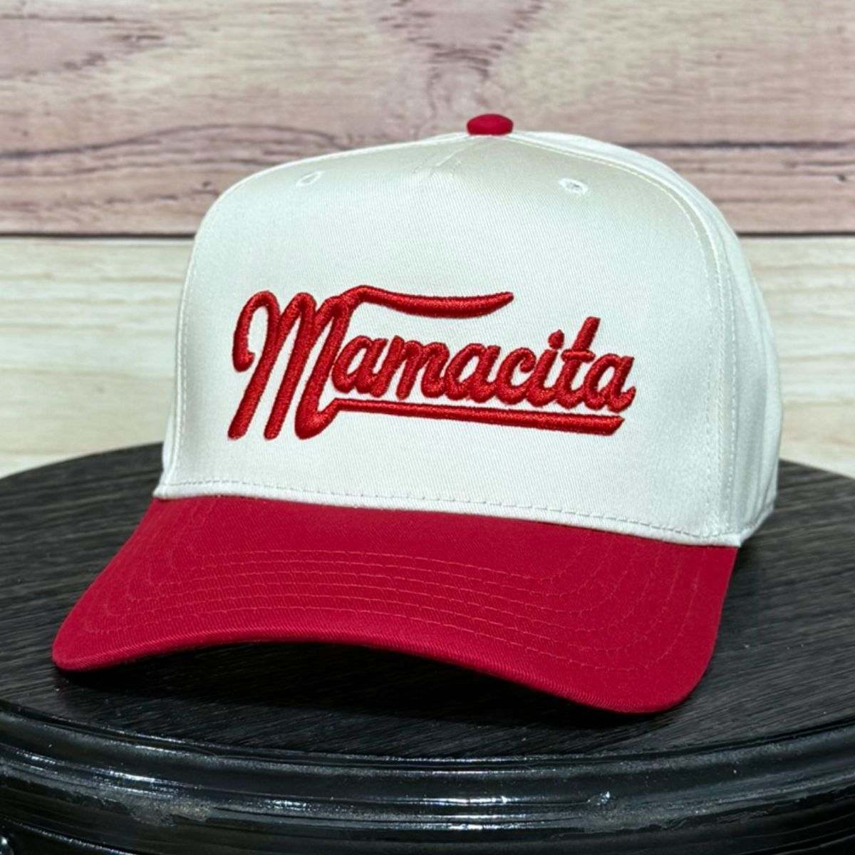 Mamacita 3D Puff Natural/Red