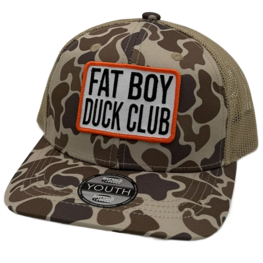 Youth - FF13 Fat Boy Duck Club Patch Brown OSC/Khaki