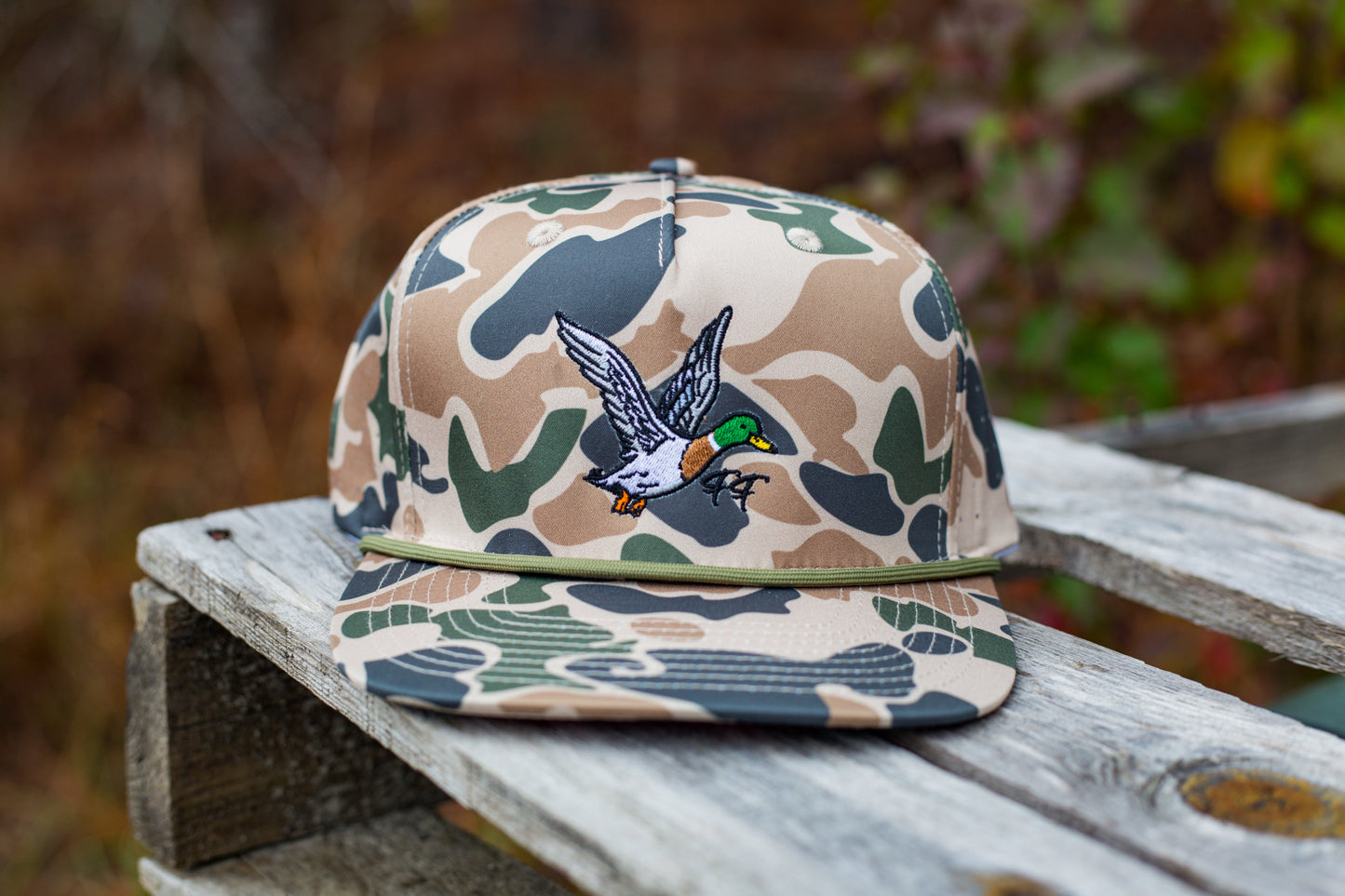 FF022 Flying Mallard 5perf Old School Camo