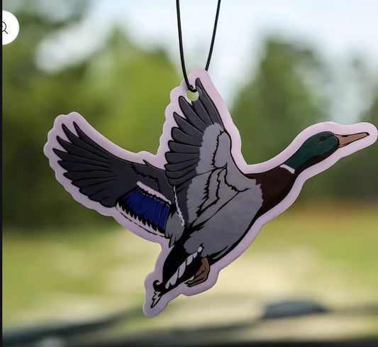 Car Air Freshener - Mallard Design - 2 pack Pine Scent