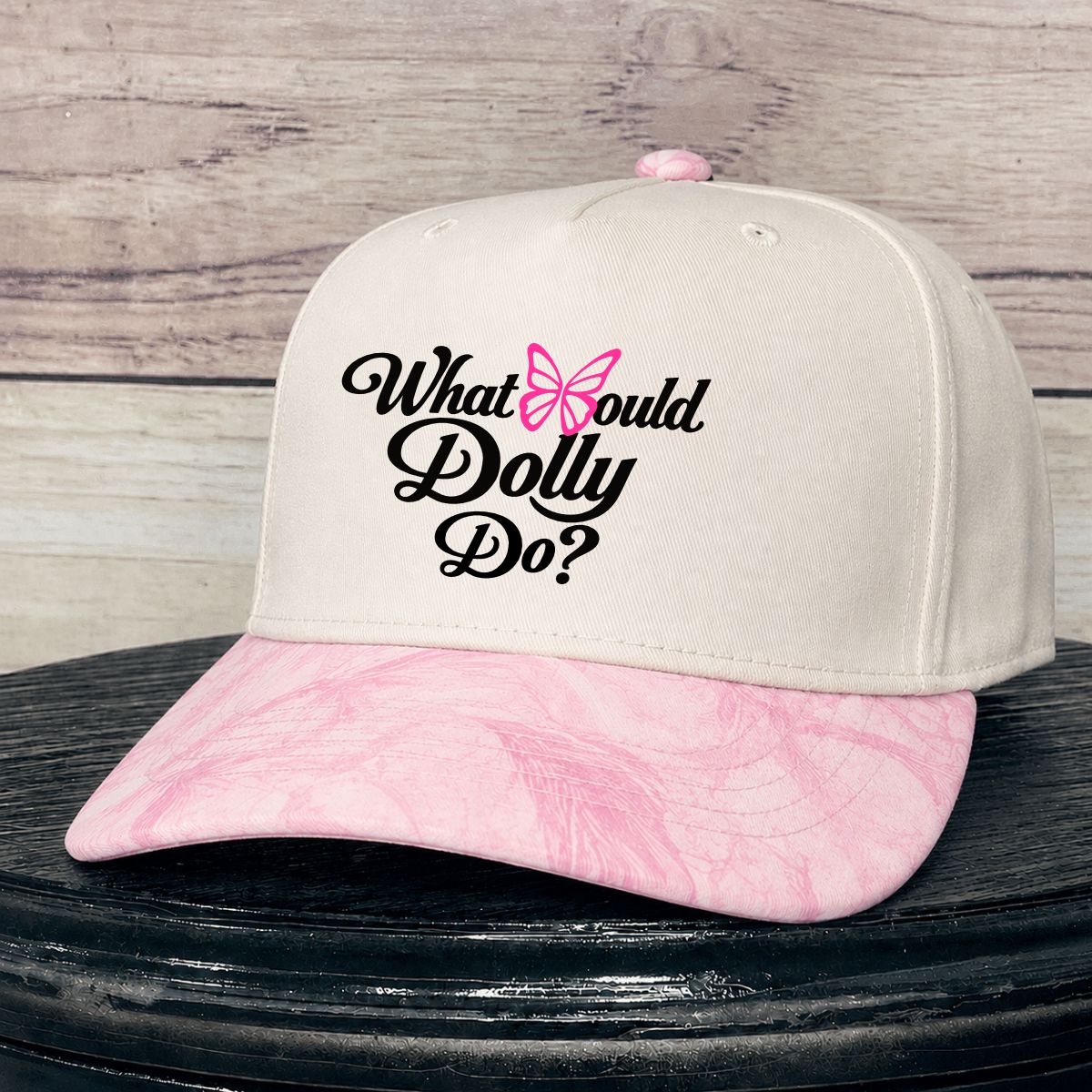 What Would Dolly Do Natural/Pink Camo