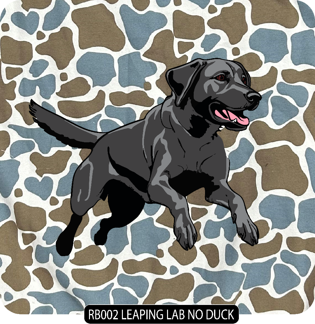 103 Blue Camo Crew - Embroidered Left Chest