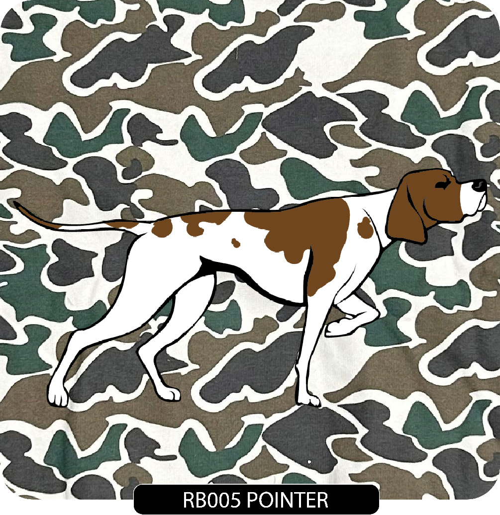 100 Brown Camo Hoodie - Embroidered Left Chest