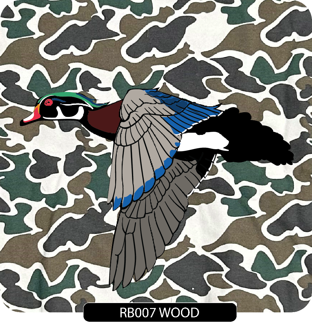 102 Brown Camo Crew - Embroidered Left Chest