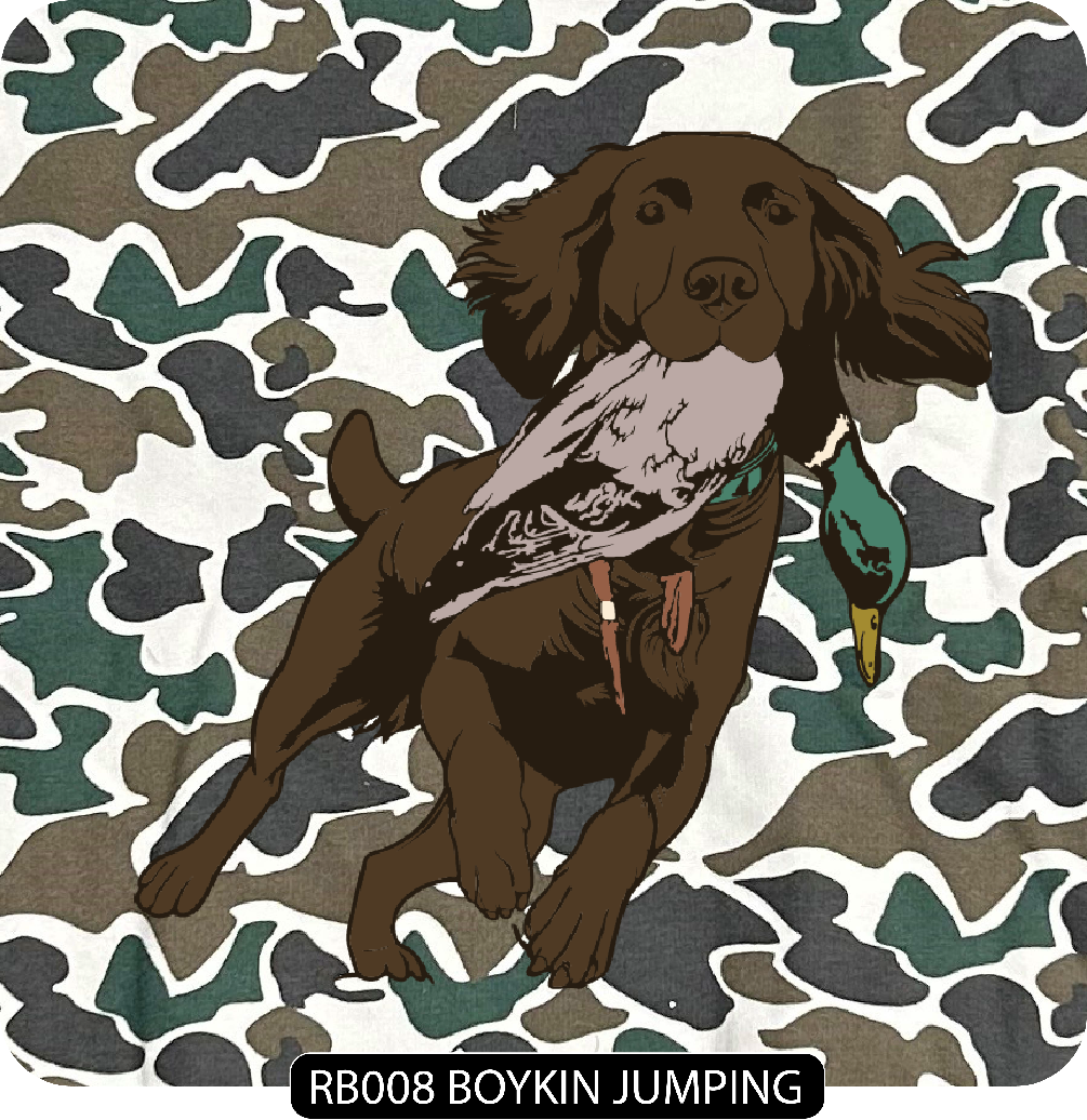 102 Brown Camo Crew - Embroidered Left Chest