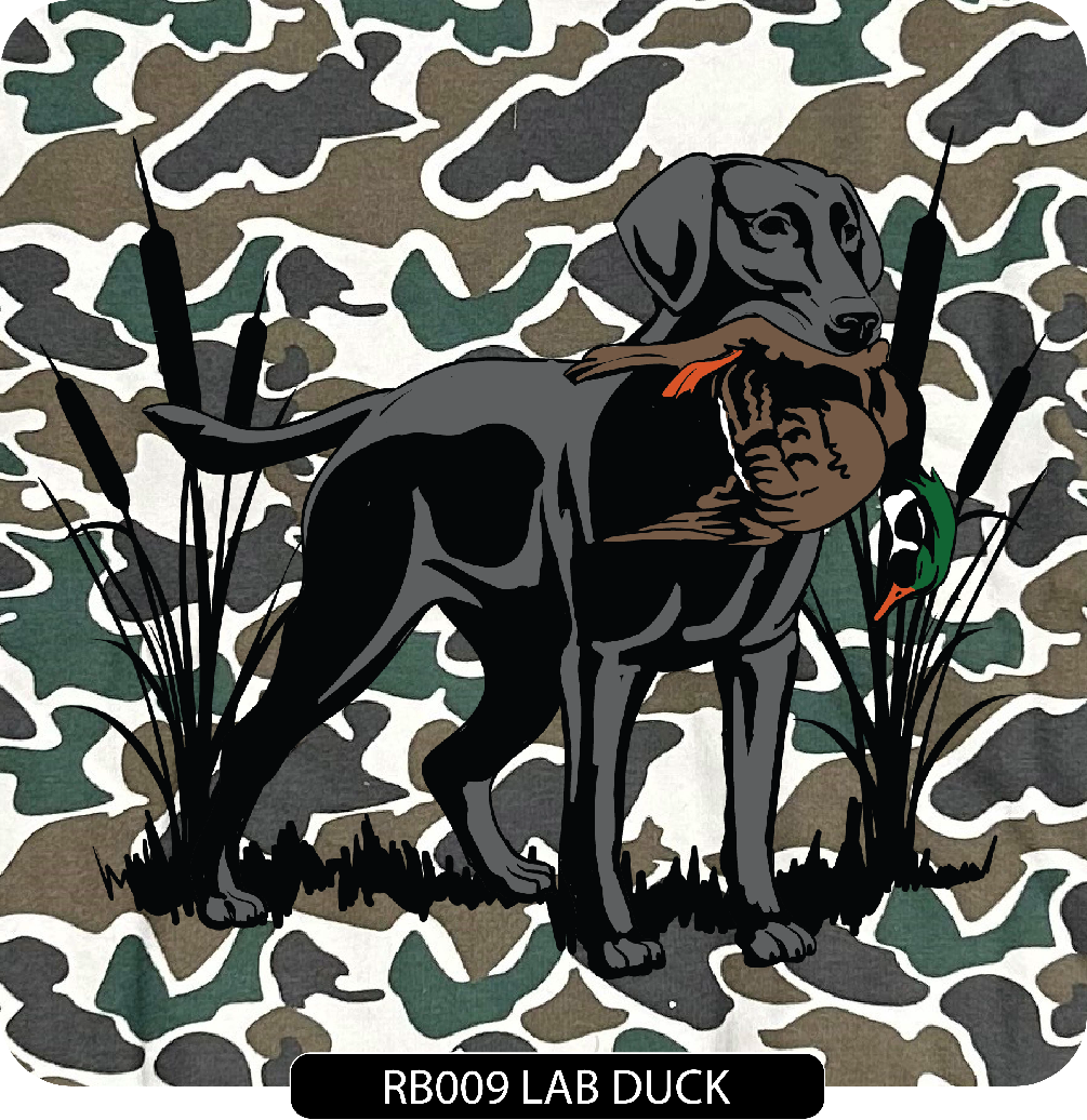 102 Brown Camo Crew - Embroidered Left Chest