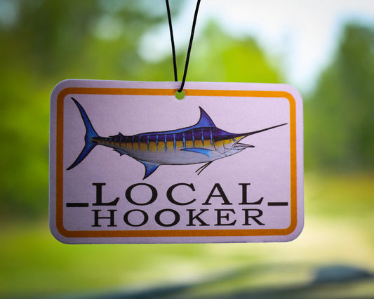 Car Air Freshener - LH Marlin Design - 2 pack Ocean Scent