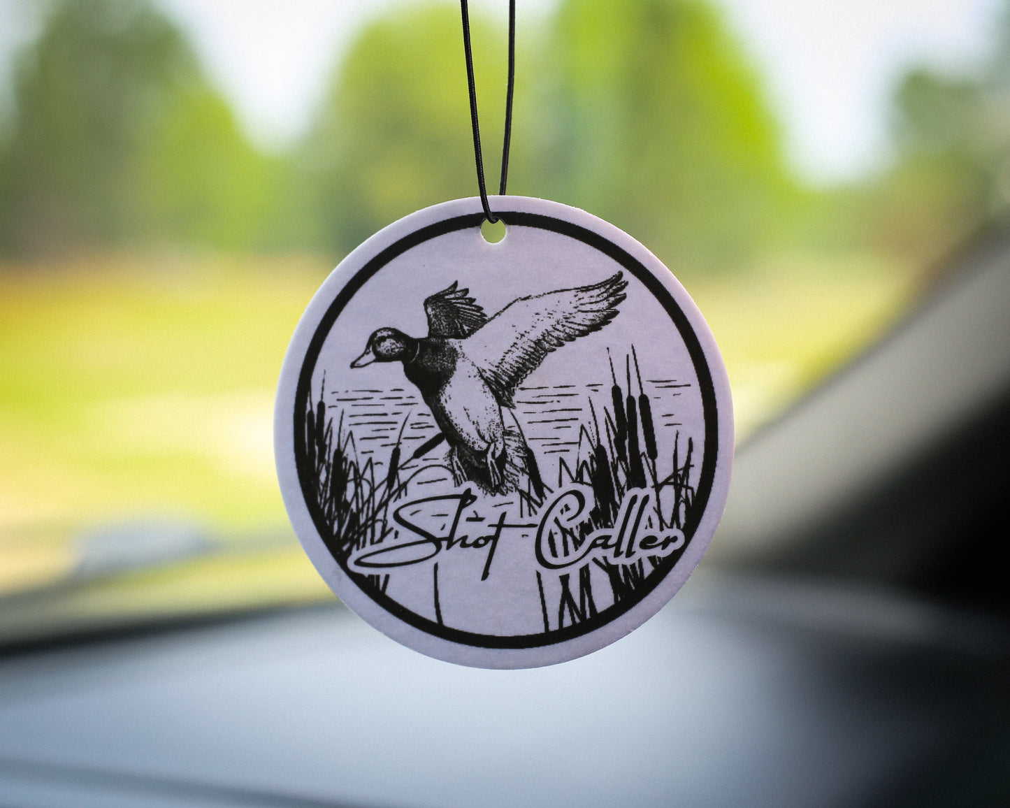 Car Air Freshener - Shot Caller Duck Design - 2 pack Forest Rain Scent