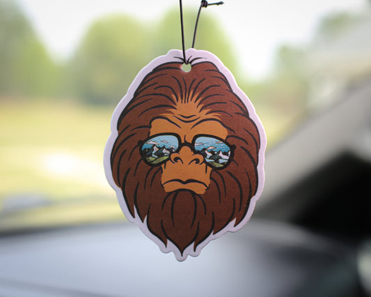 Car Air Freshener - Bigfoot Design - 2 pack Night Ice Scent