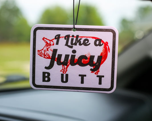 Car Air Freshener - Juicy Butt Design - 2 pack New Car Scent