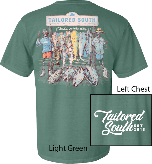 TS002 Skeleton Fish Light Green