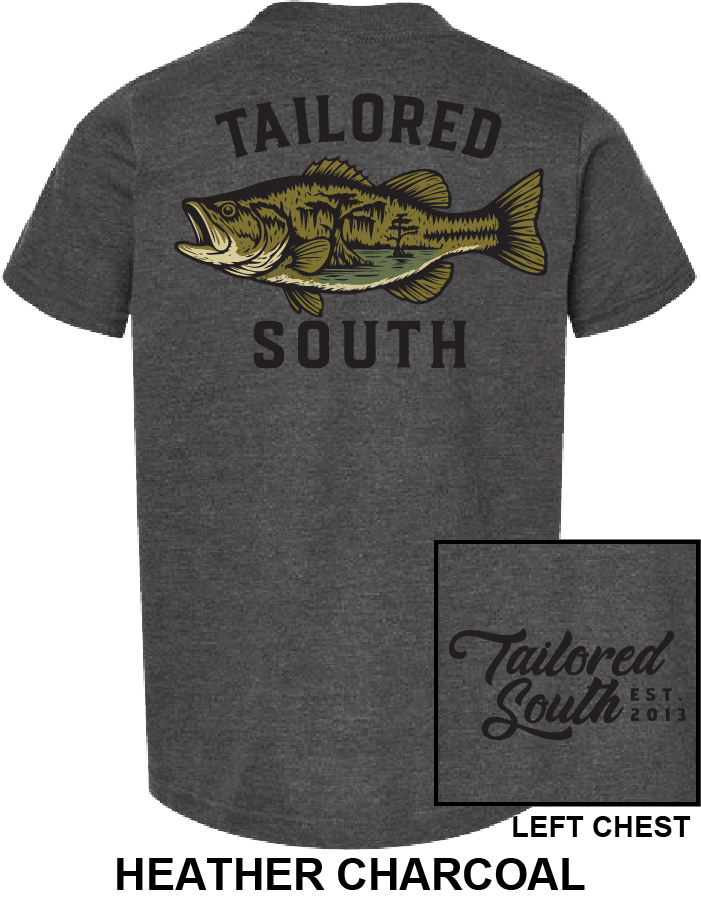 Youth Shirt - TS027Y - Bass - Heather Charcoal