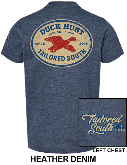 Youth Shirt - TS030Y - Oval Duck - Heather Denim