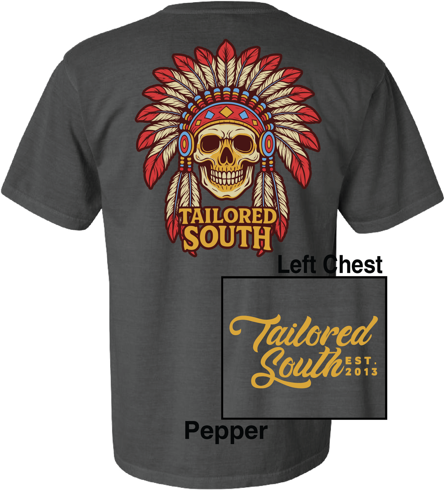 TS035 Native Skull Pepper