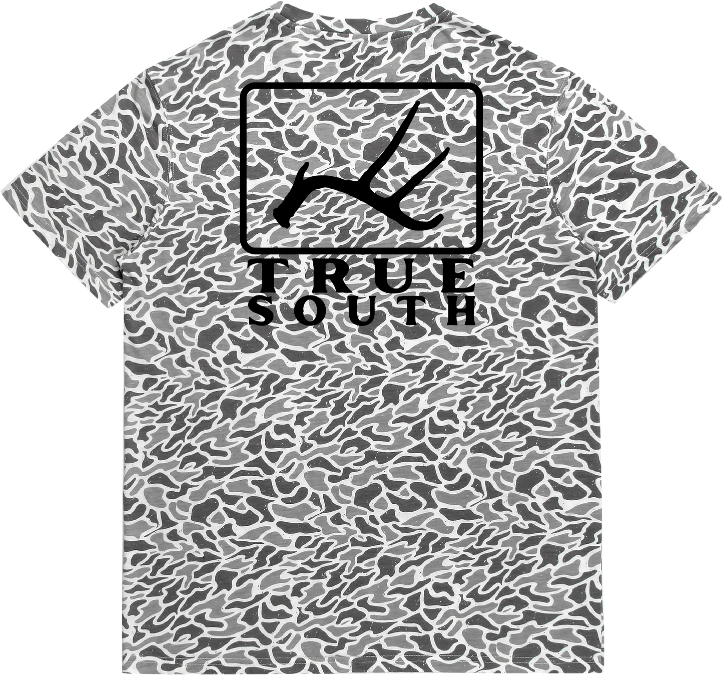 RBTS027 Antler Square White Camo Short Sleeve