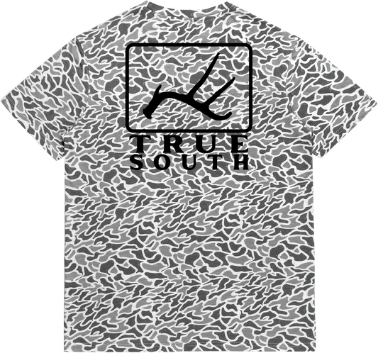 RBTS027 Antler Square White Camo Short Sleeve