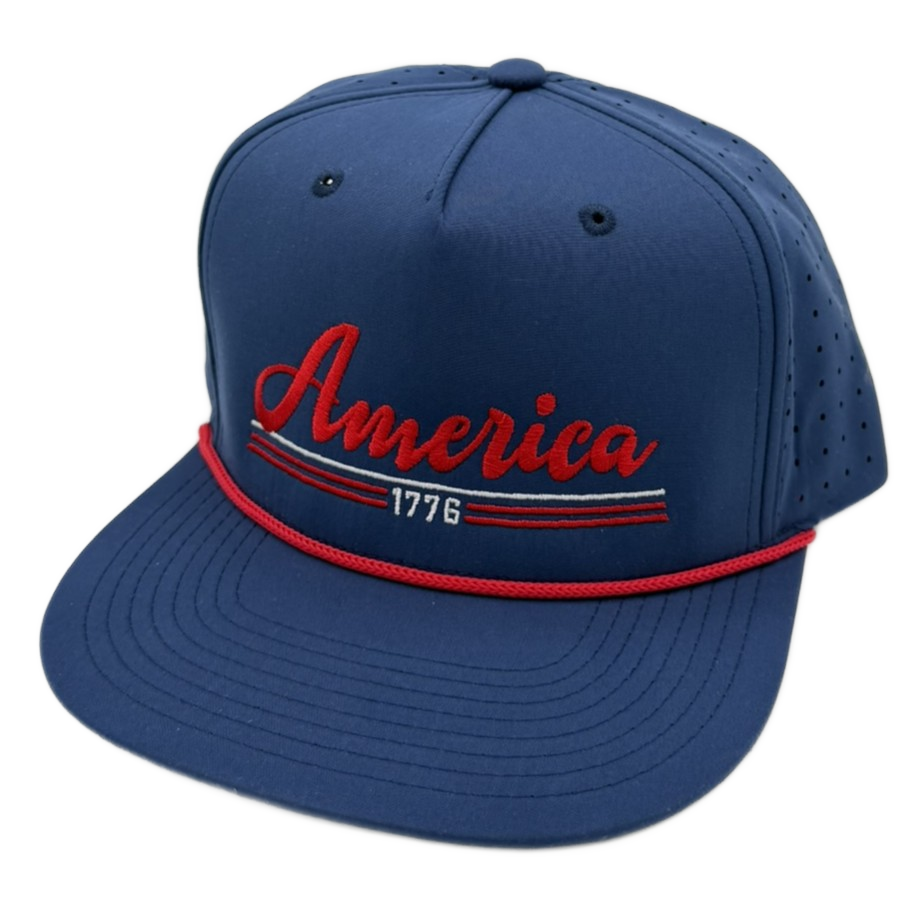 USA001B - 5perf Navy Red Rope