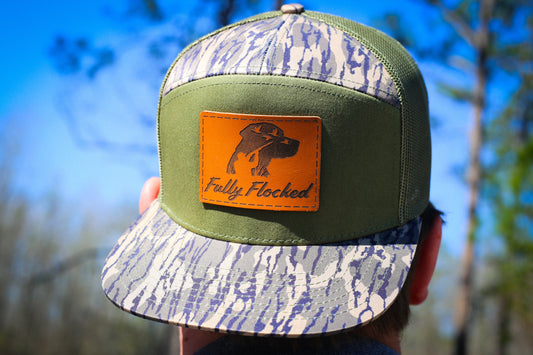 FF004 Dog Head Patch 7p Lowland/Loden