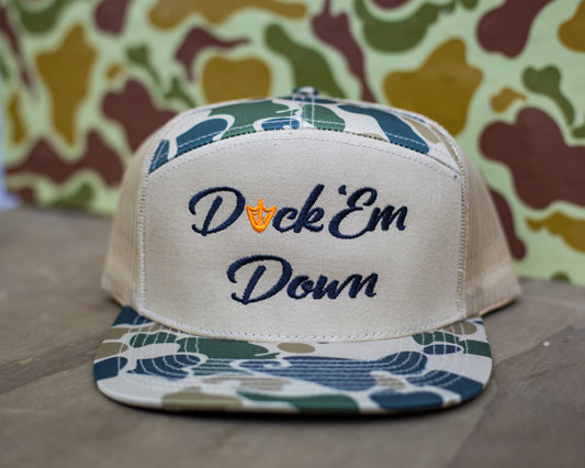 FF011 Duck Em Down 7p Old School Camo/Khaki